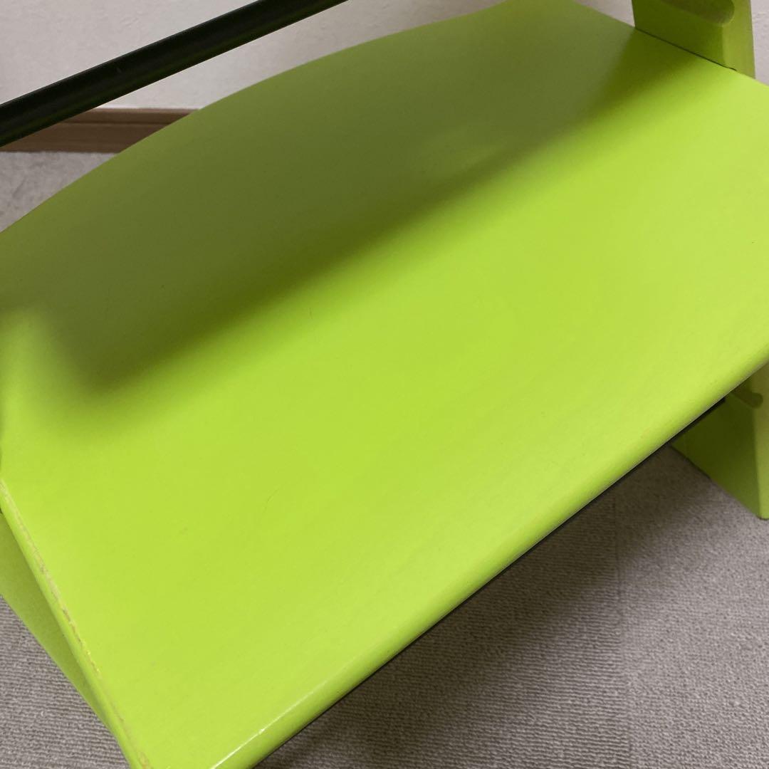 美品⭐︎STOKKE/ストッケ　トリップトラップ　ナンバー4 人気のライムグリーン