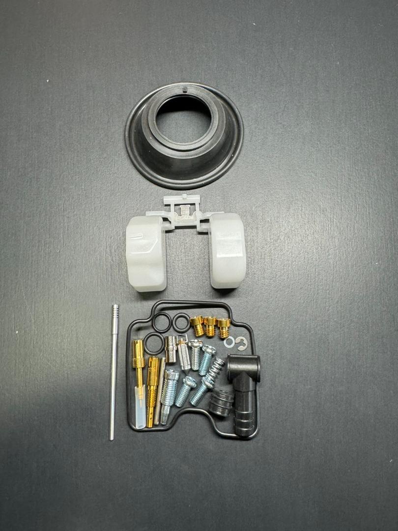 XJR400　RH02J　キャブレター　ダイヤフラム　メインジェット　リペア