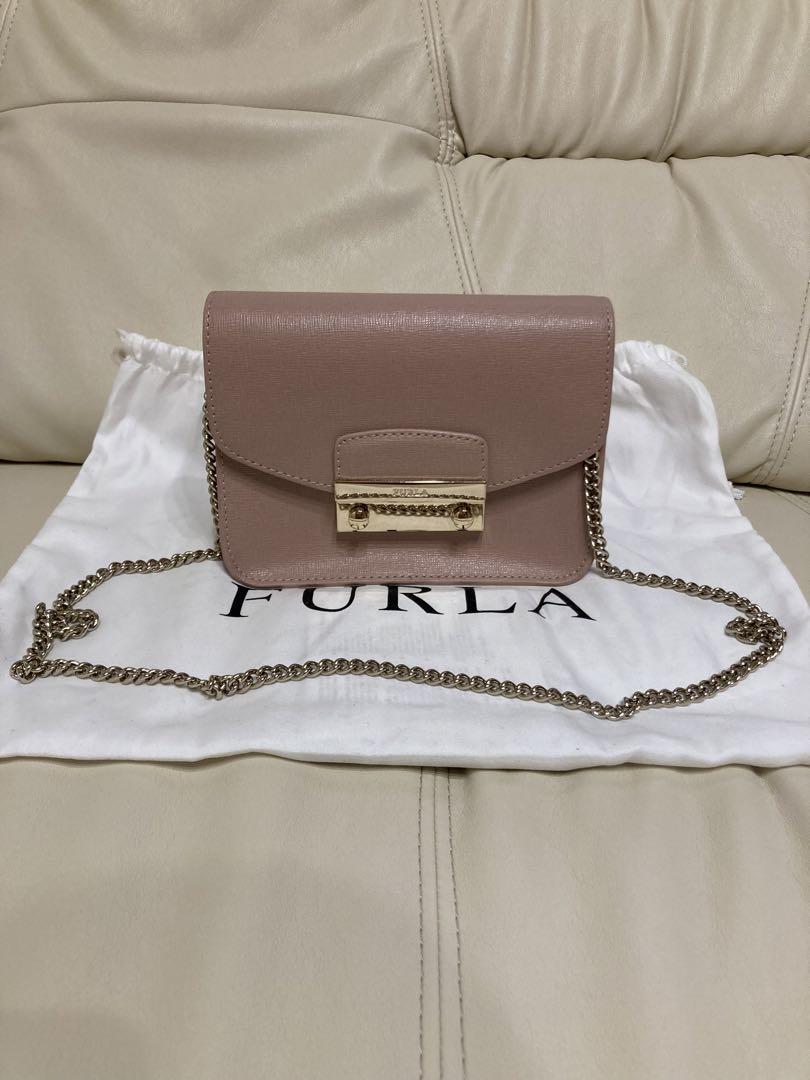 フルラ FURLA ショルダーバッグ メトロポリス レザー ピンク