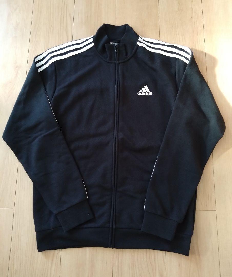 adidas ジャージ上下セット 3本ライン ブラック Mサイズ - メルカリ