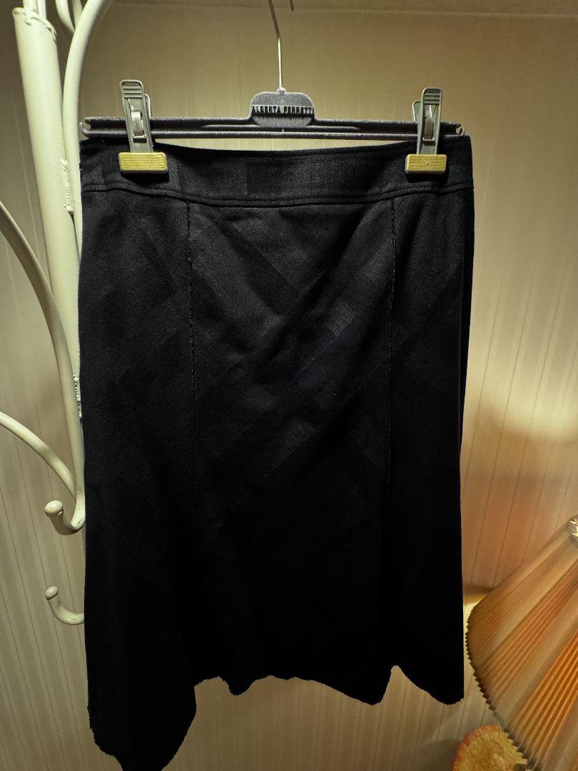 ✨極美品✨BURBERRY (バーバリー) コットンチェック スカート