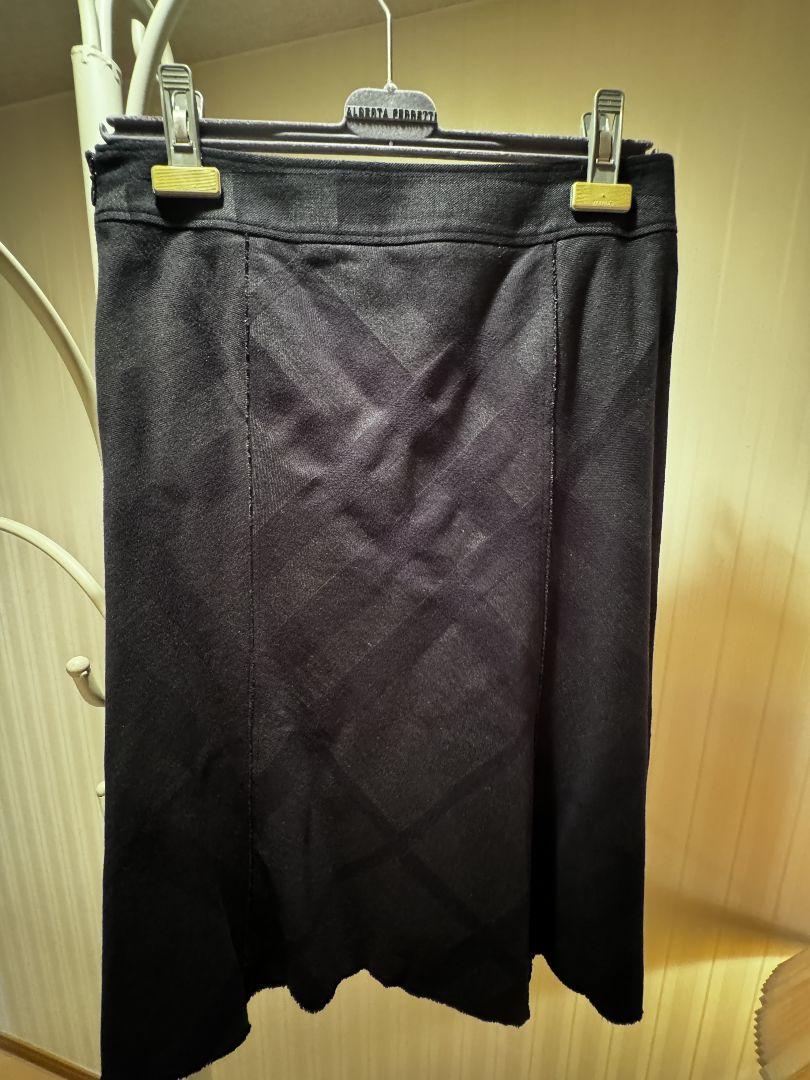 ✨極美品✨BURBERRY (バーバリー) コットンチェック スカート