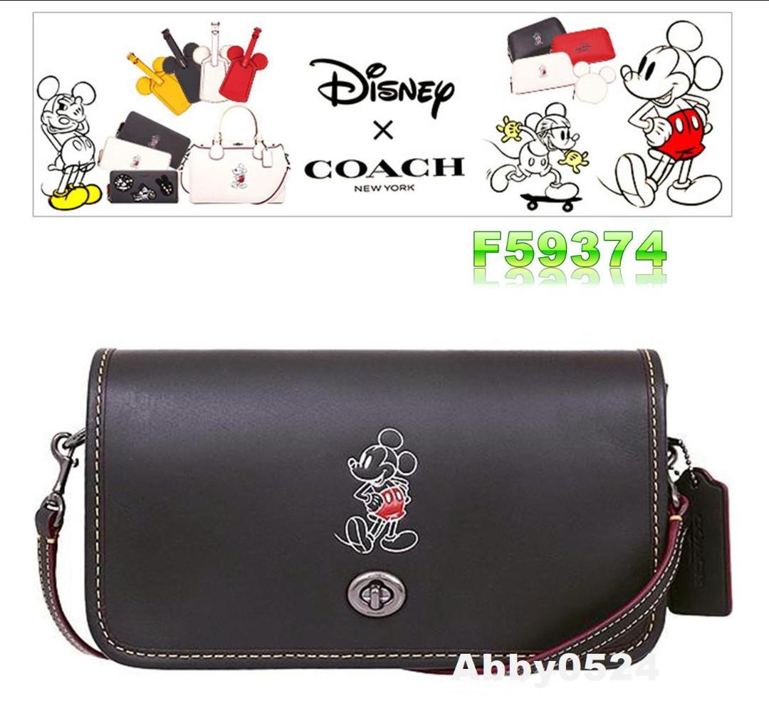 保障できる】 コラボ COACH コーチ×ディズニー ミッキーマウス ペニー