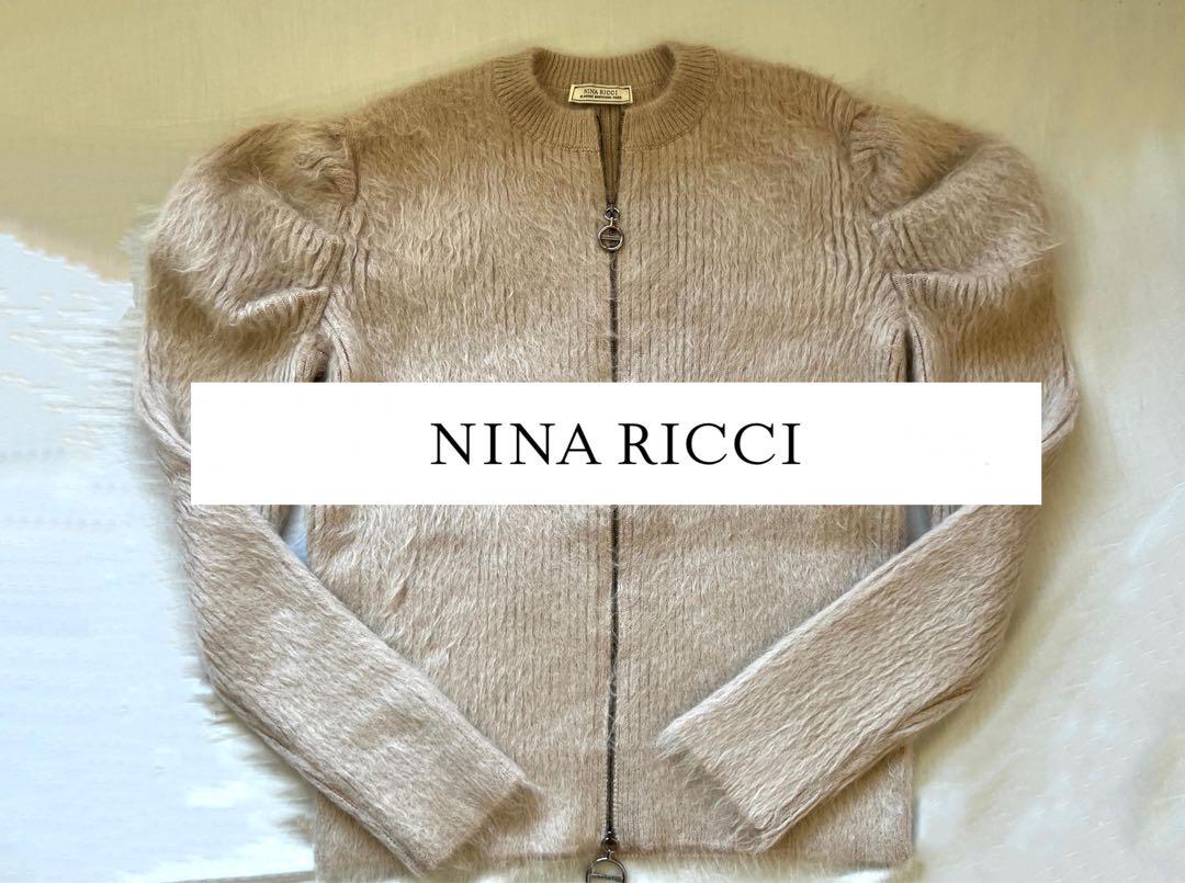 ニナリッチ　ジップアップセーター　NINARICCI