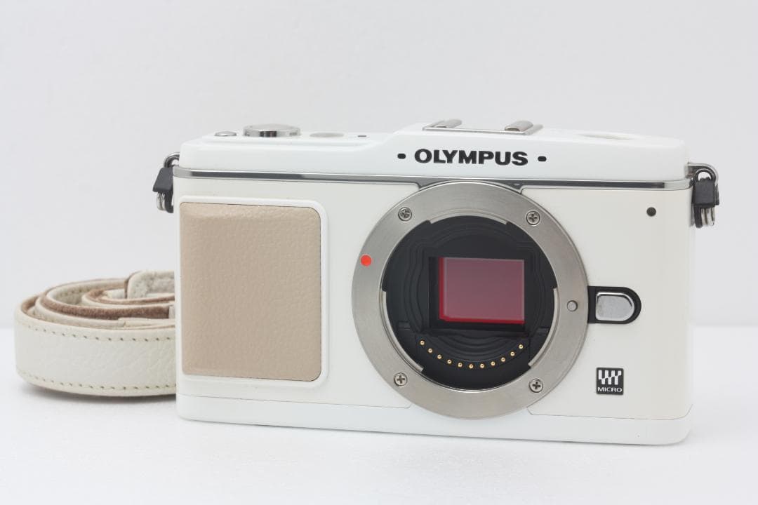 オリンパス OLYMPUS E-PM1 ボディ ホワイト 完動品 #323d - メルカリ オリンパス OLYMPUS E-PM1 ボディ ホワイト 完動品 #323d - メルカリ