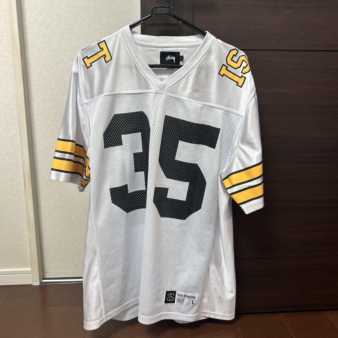 STUSSY メッシュシャツ Lサイズ ホワイト 6,003円