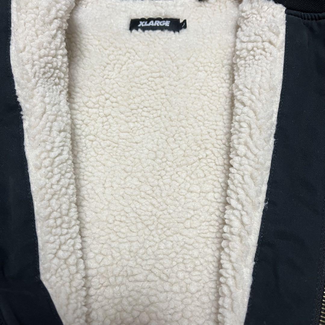 XLARGE エクストララージ ブラック ベスト Lサイズ もこもこ
