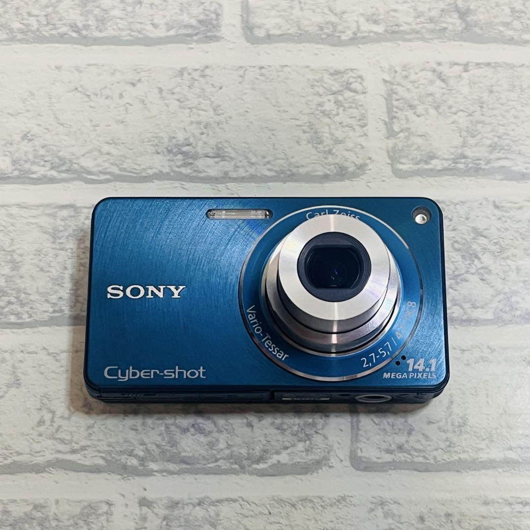 「美品」SONY Cyber-shot DSC-W350 ブルー