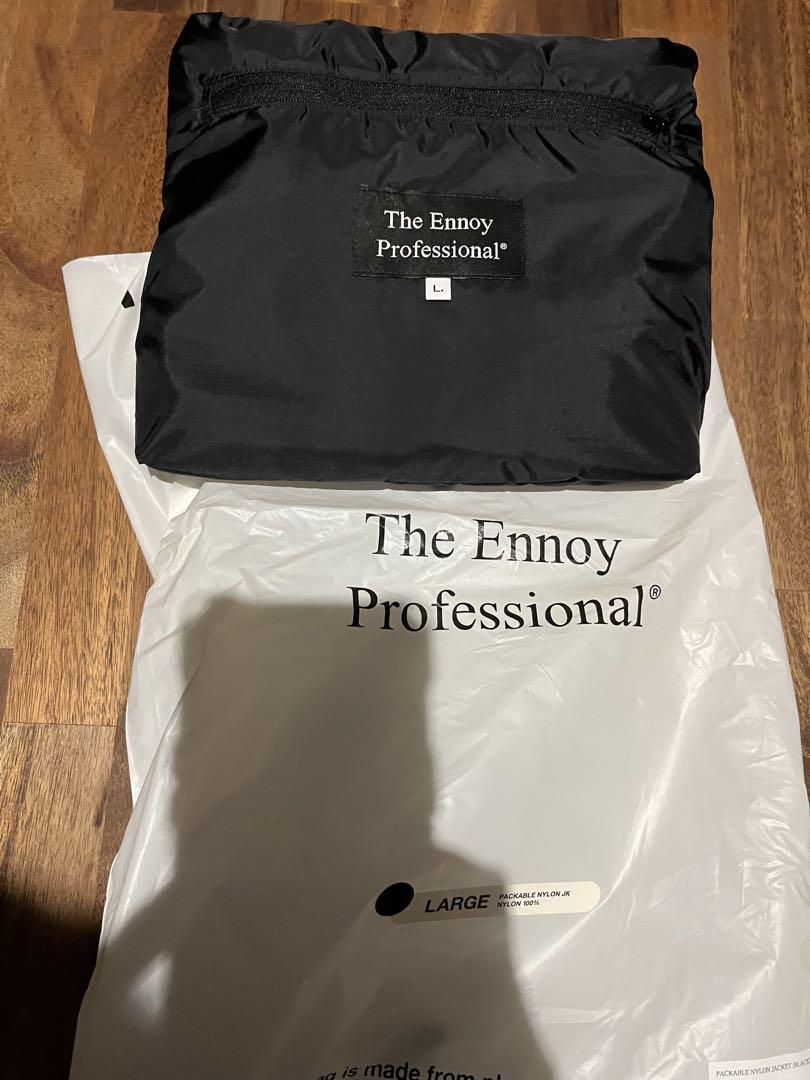 ENNOY PACKABLE NYLON JACKET BLACK