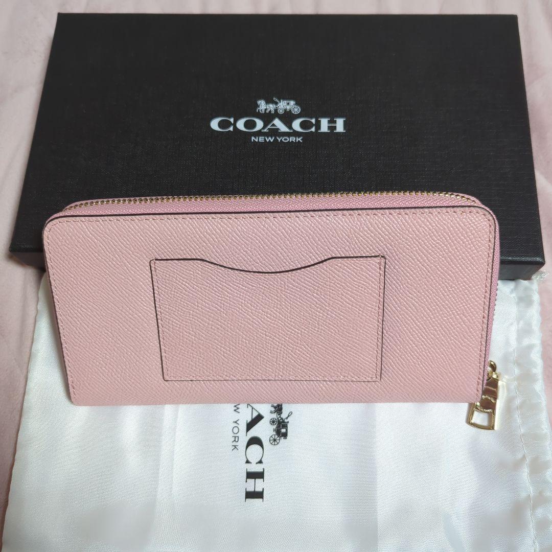 COACH ピンク 長財布