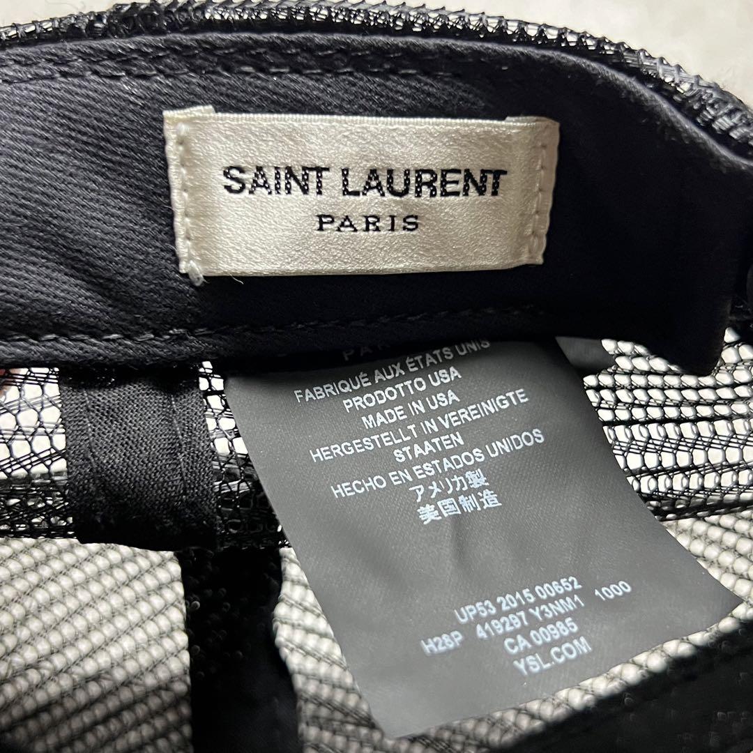 帽子 Saint Laurent Hedi Baby Logo Mesh Cap