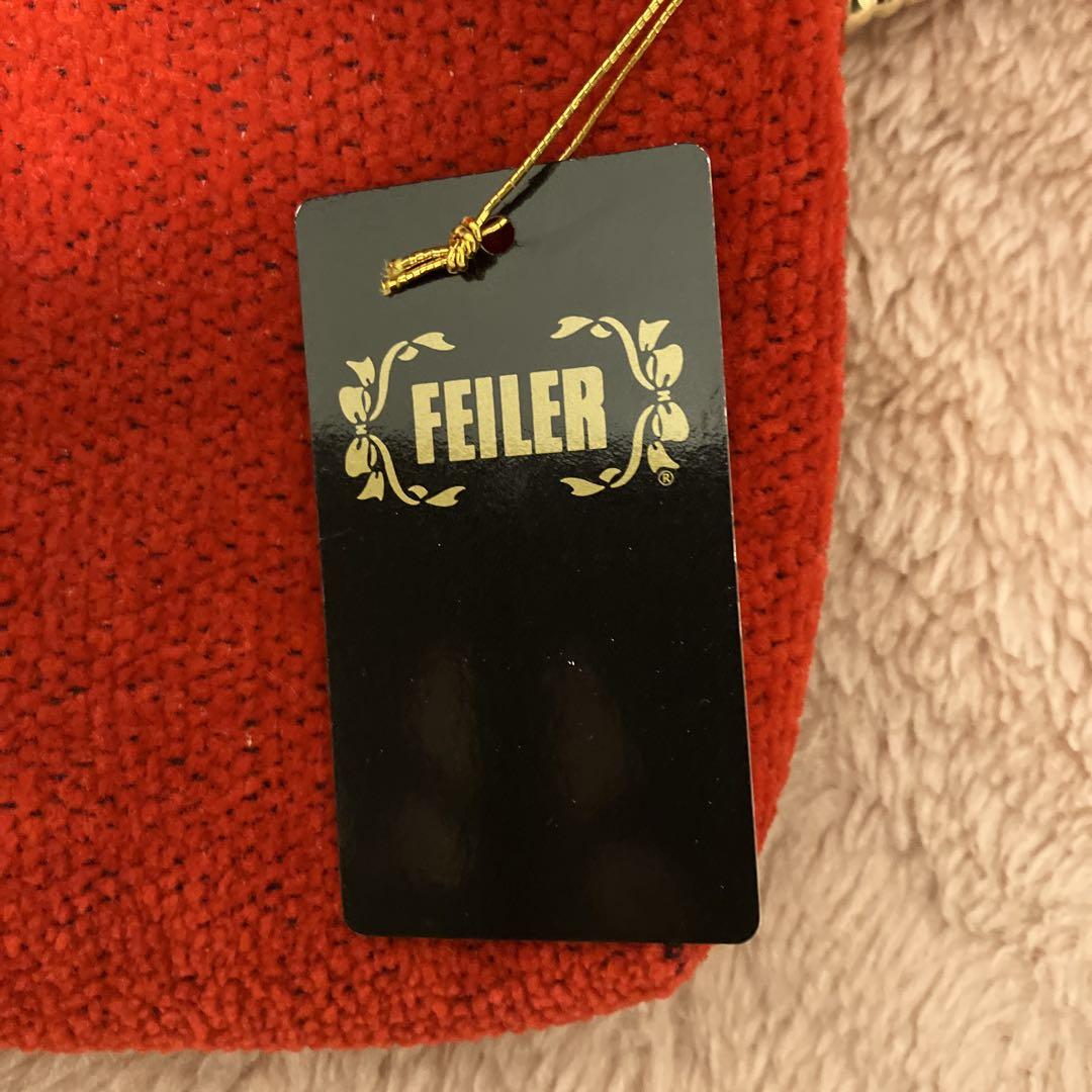新しいファッション - FEILER レッドトートミニバッグ 手付き