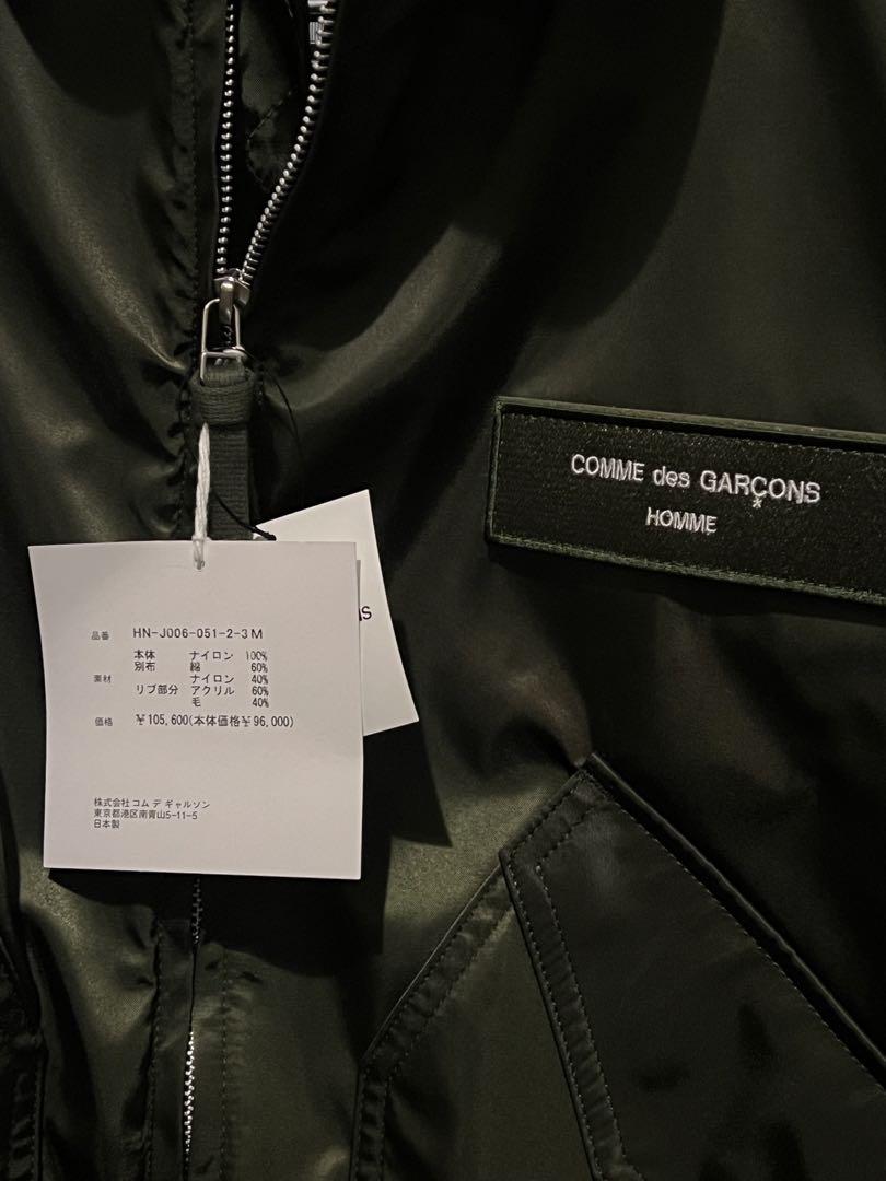 COMME des Garcons hommeナイロンツイルミリタリージャケット