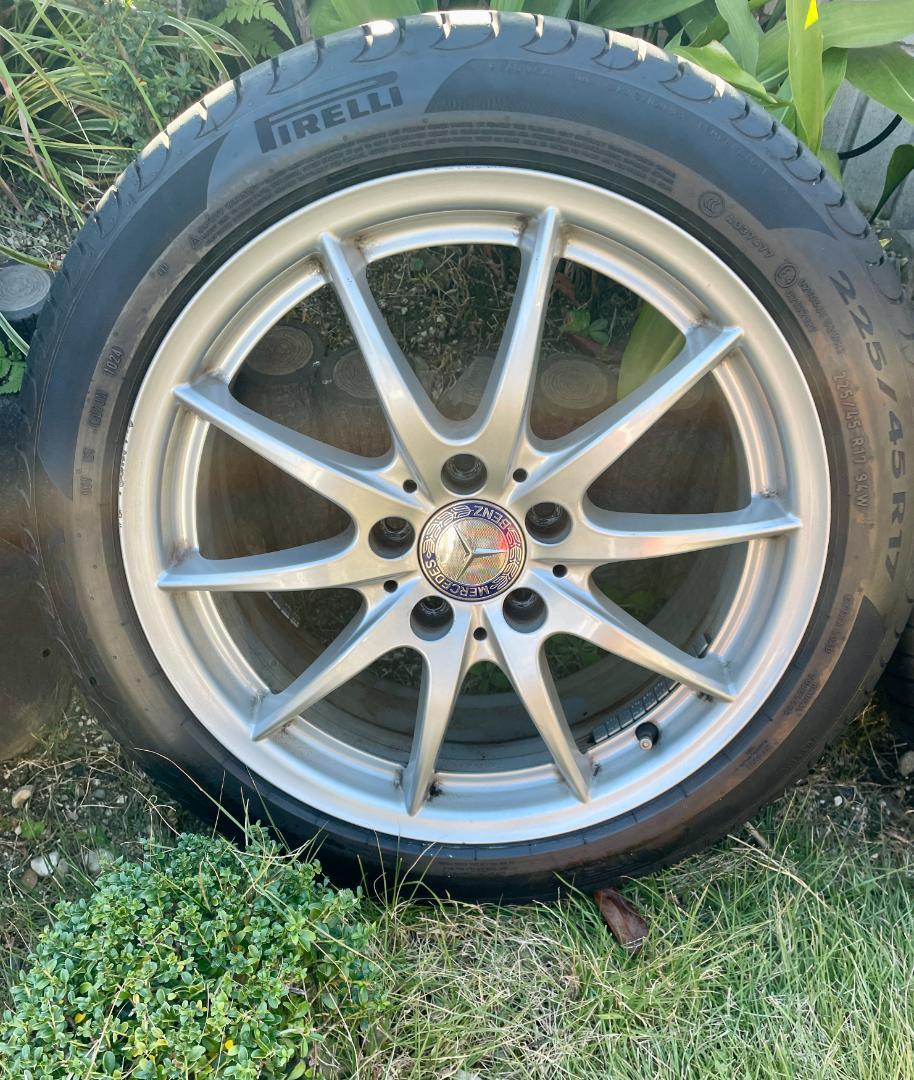 【美品 引取限定★】2024年製　走行2363K　225/45R17×4　CLA