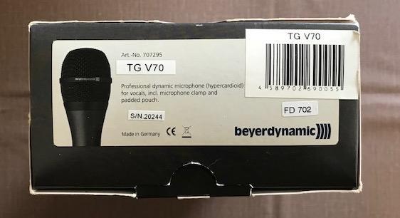 Beyerdynamic ダイナミック型マイクロホン TG V70