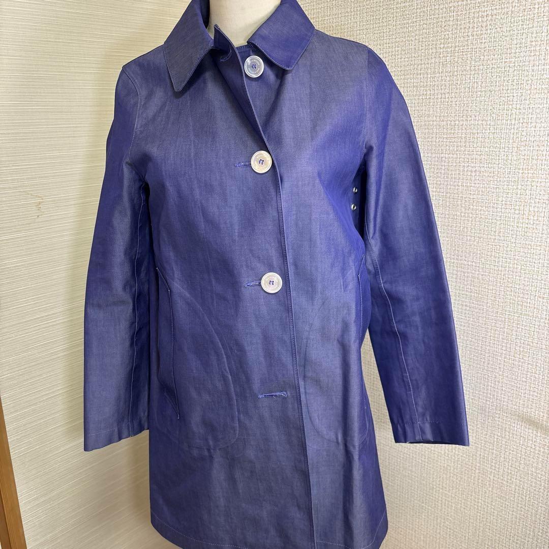 Mackintosh マッキントッシュ　ネイビー　Sサイズ　コート　レディース