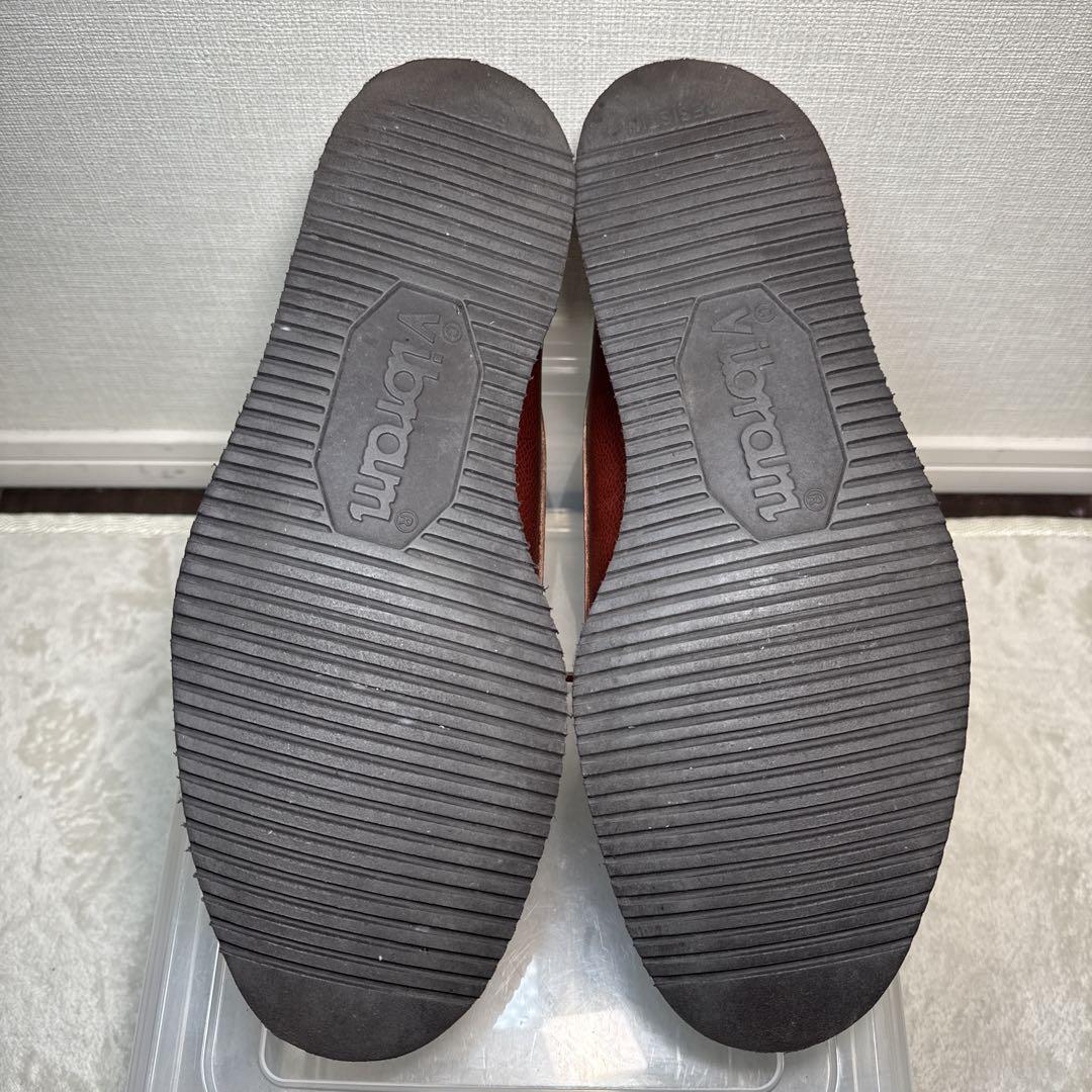 極美品　ユケテン　デッキシューズ　モカシン　ブラウン　9