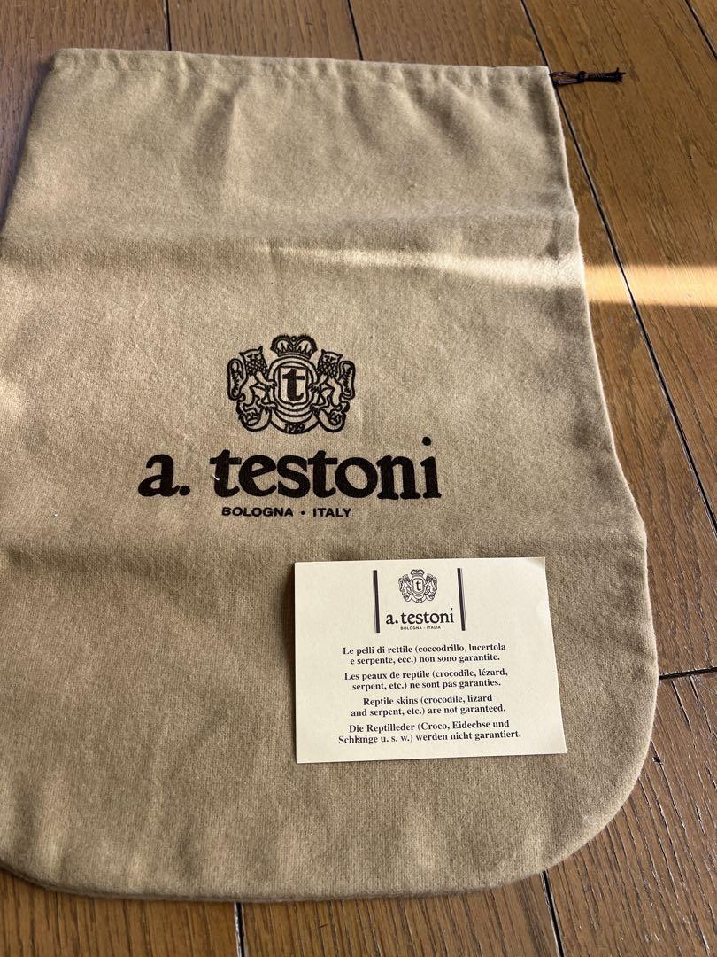 a.testoni アテストーニ　8.1/2 ローファー　新品　ブラウン