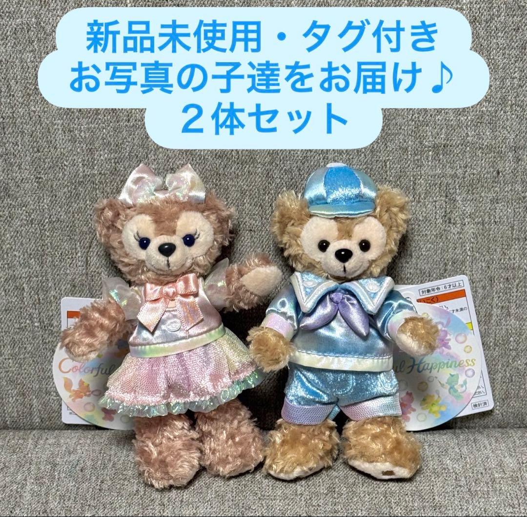 定価以下激安！メルカリ最安値完売あり！カラフルハピネス　ぬいぐるみバッジセット 東京ディズニーシー カラフルハピネス ぬいぐるみバッジ セット