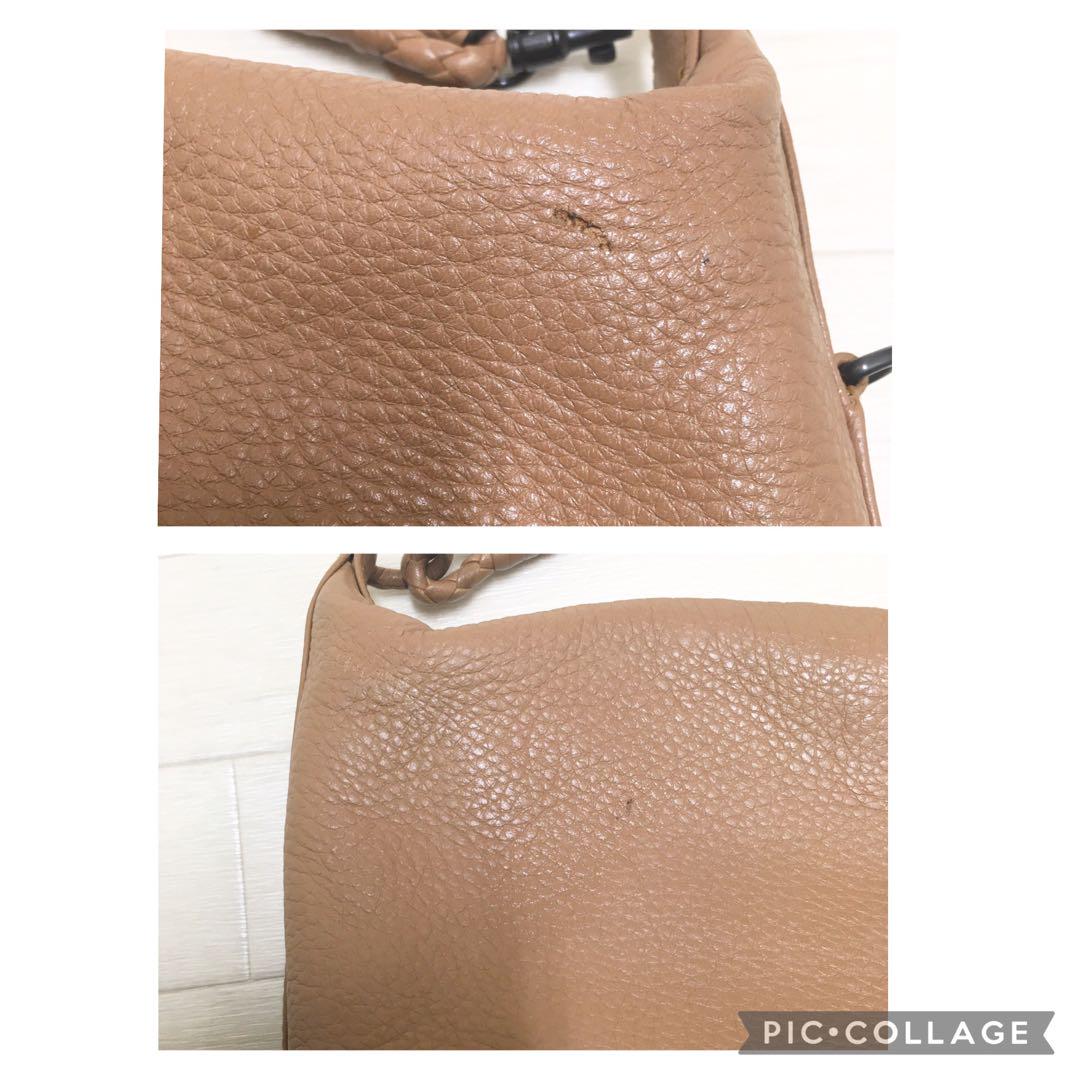 ☆良品・シリアル付☆BOTTEGA VENETA レザー アクセサリーポーチ