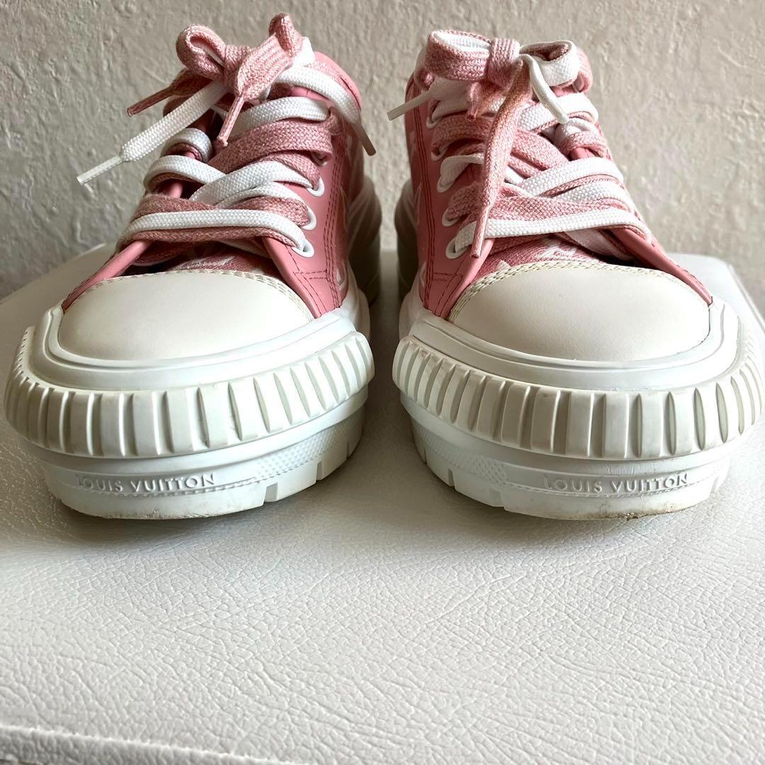 LOUIS VUITTON スクァッドライン モノグラム スニーカー 23㎝
