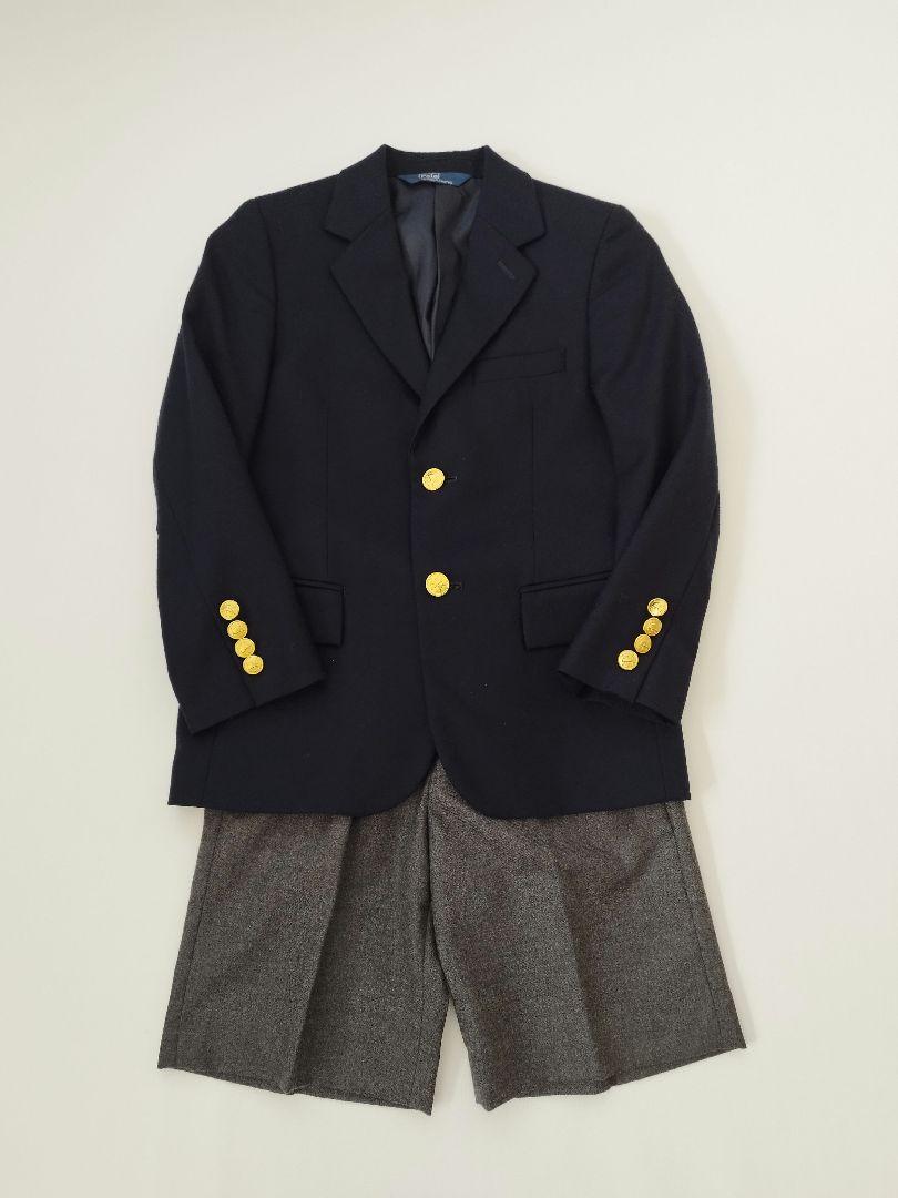 POLO by RALPHLAUREN 紺ブレザー パンツ セット 130