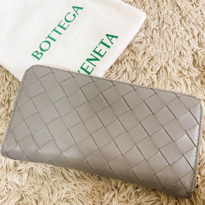 人気TOP 【極美品✨】ボッテガヴェネタ マキシイントレチャート 長財布 ...