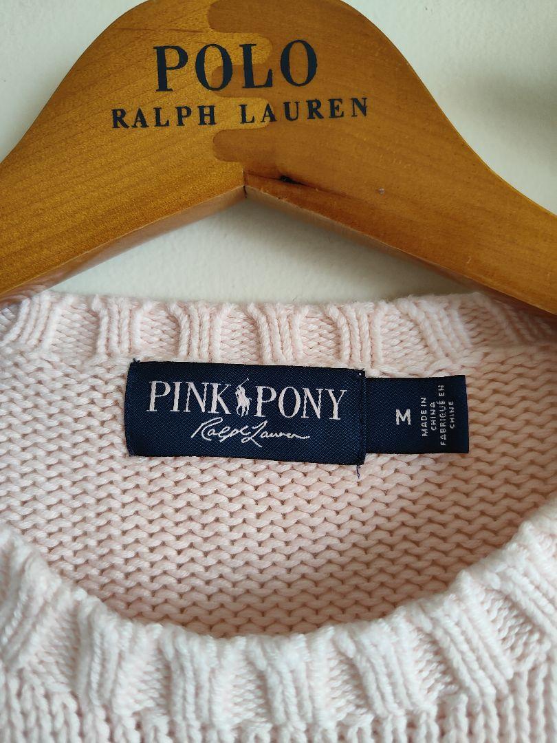 Ralph Laurenピンクポニー PINK PONY・星条旗ニットセーター