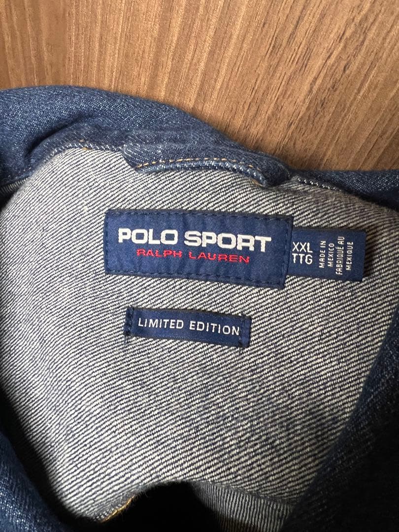 90's ポロスポーツ POLO SPORT 星条旗 デニムジャケットXXL 90's ポロスポーツ POLO SPORT 星条旗 デニムジャケットXXL