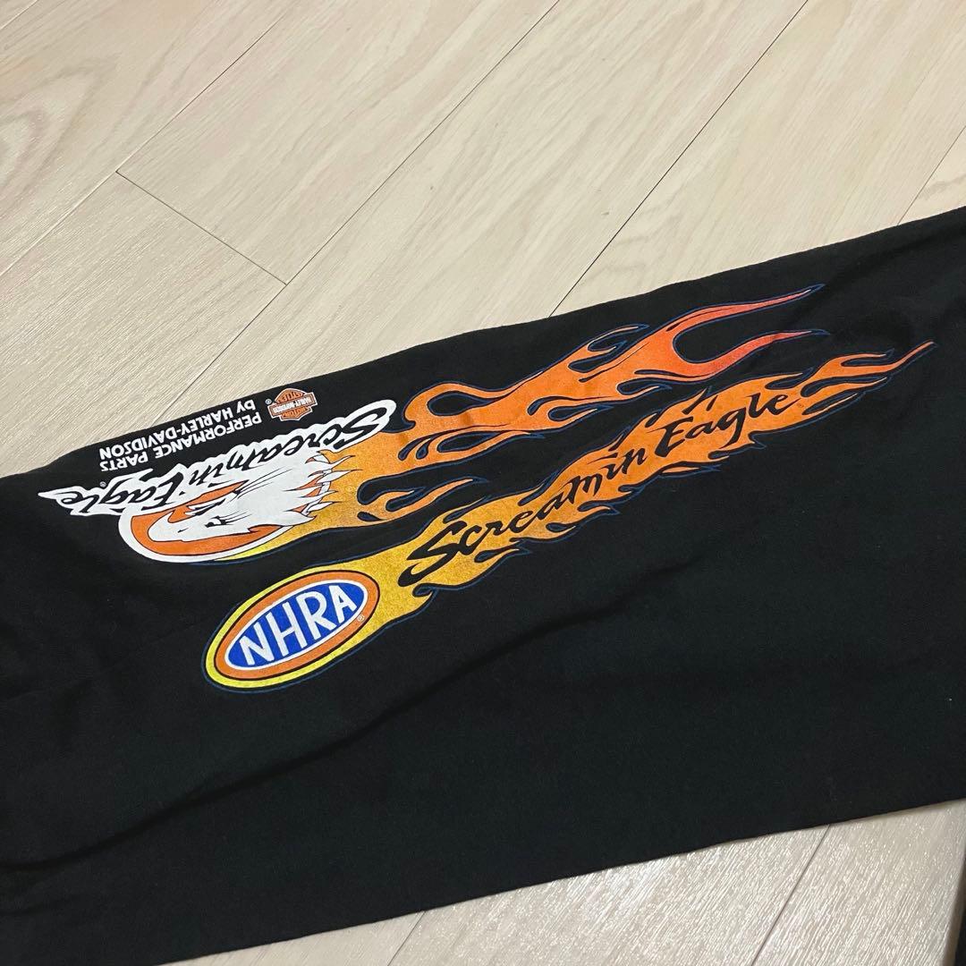 Harley Davidson ハーレーダビッドソン 炎 鷲 イーグル ロンT Harley Davidson ハーレーダビッドソン 炎 鷲 イーグル ロンT