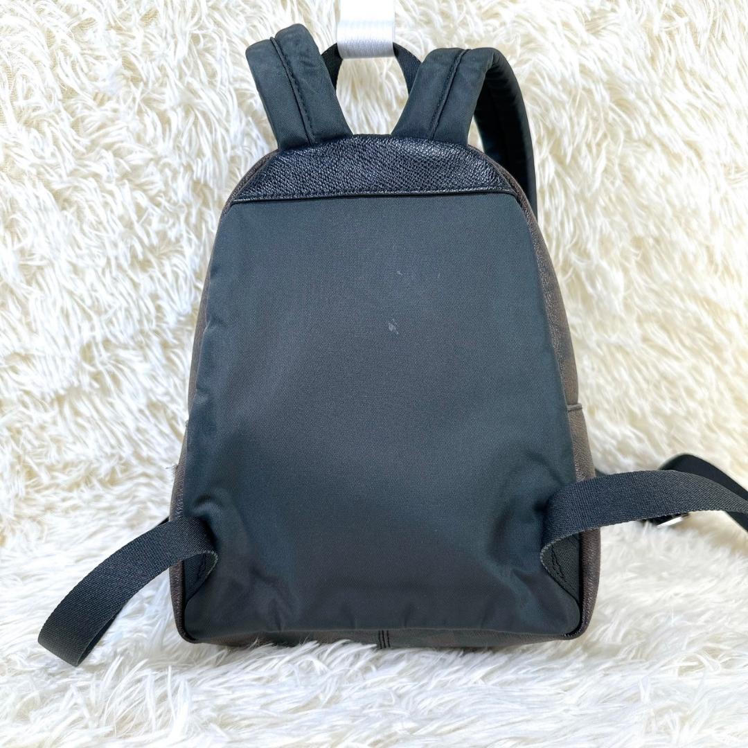 【500円引きクーポン】 極美品】超希少 COACH ミニリュック シグネチャー パッチワーク 845F バッグ