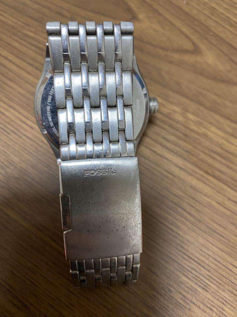FOSSIL スケルトンデザイン アナログ時計
