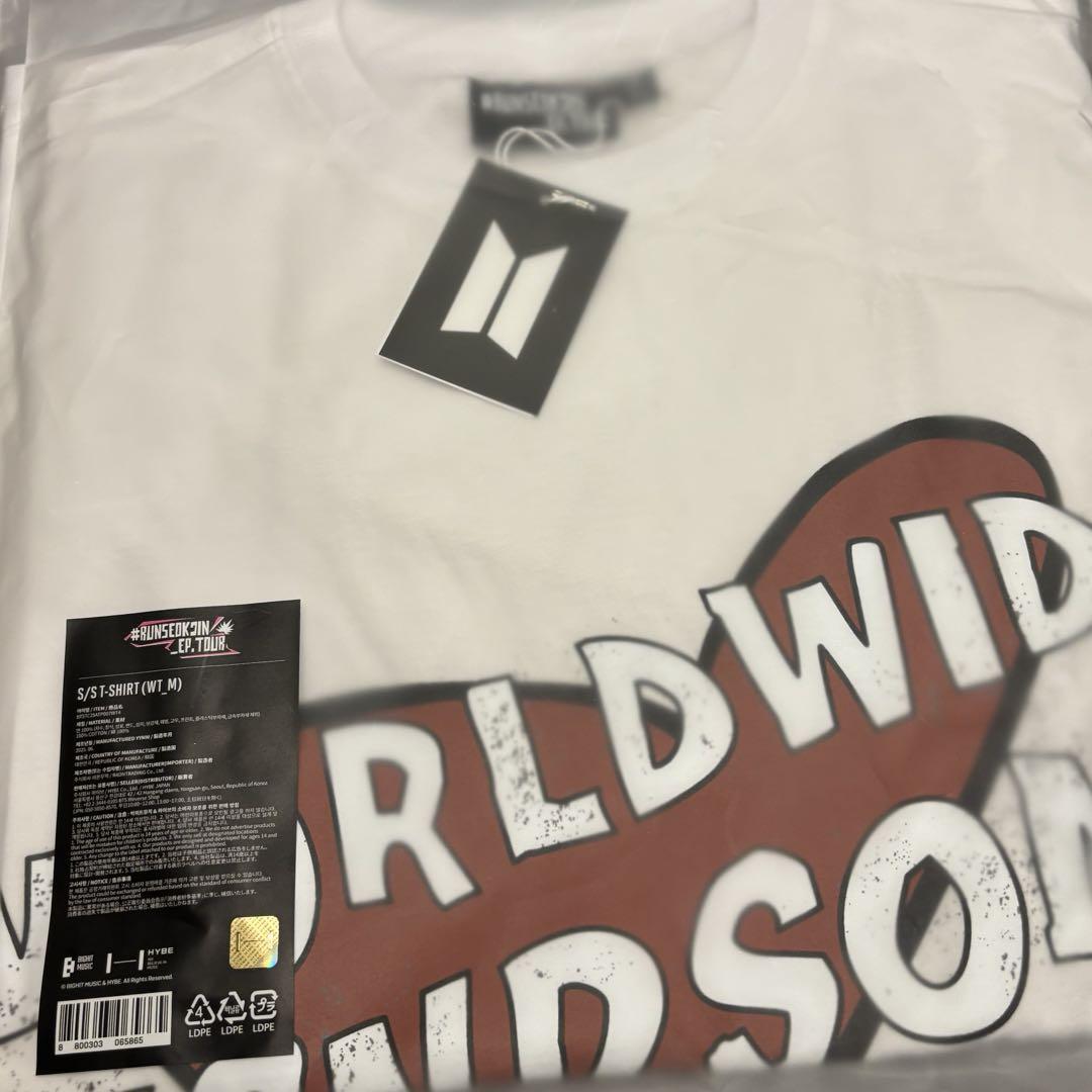 ④MサイズBTS JIN Tシャツ ホワイト GOYANG 公式グッズ WWH MサイズBTS JIN Tシャツ ホワイト GOYANG 公式グッズ WWH