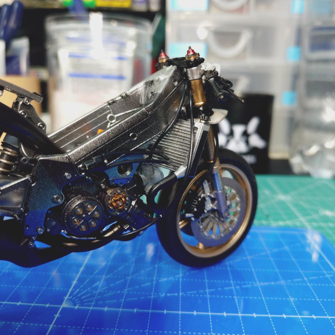 【ことぶき】塗装済完成品　1/12　HONDA NSR500