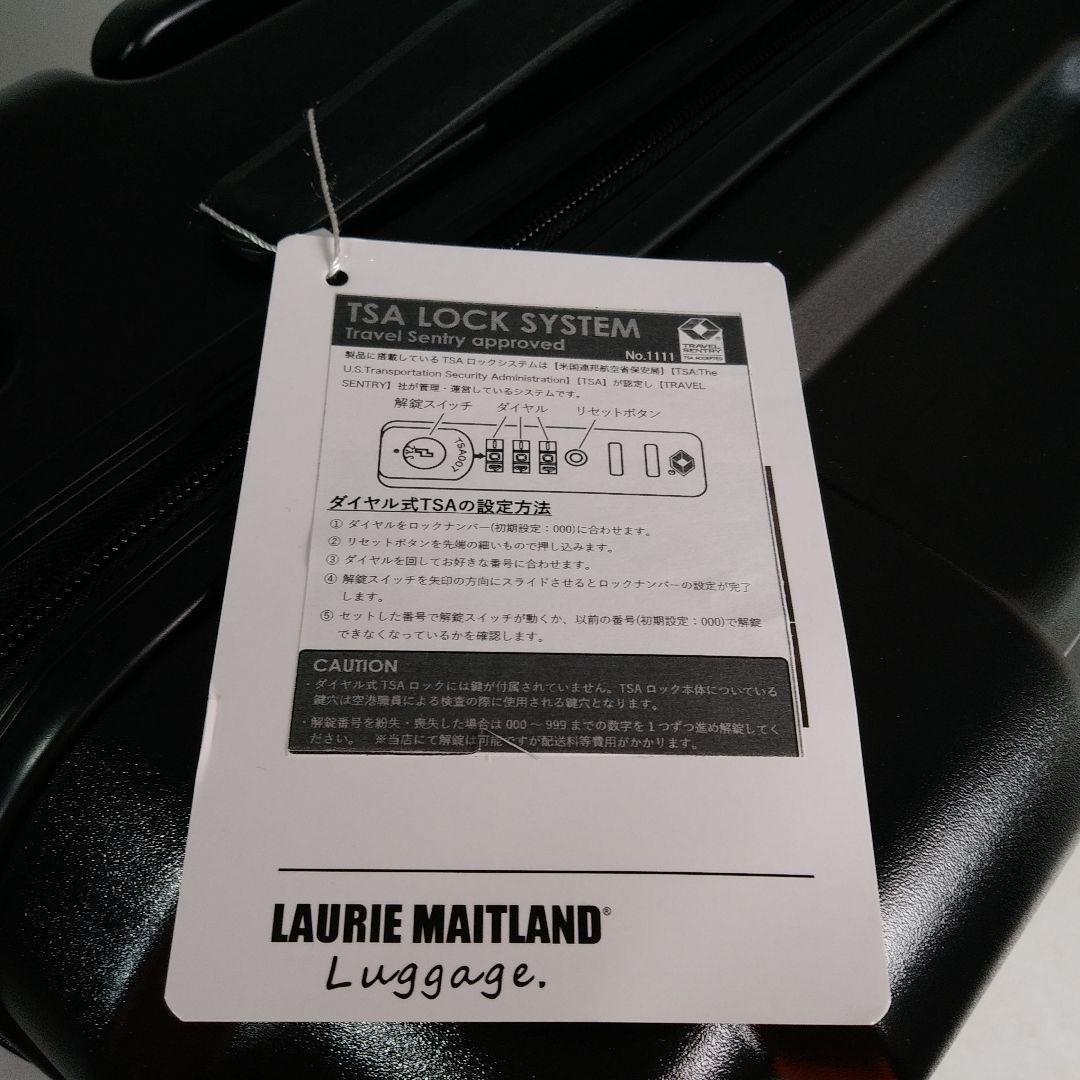 5-27　Mサイズ　スーツケース　軽量　頑丈　ダイヤル式TSA　ブラック　訳有り