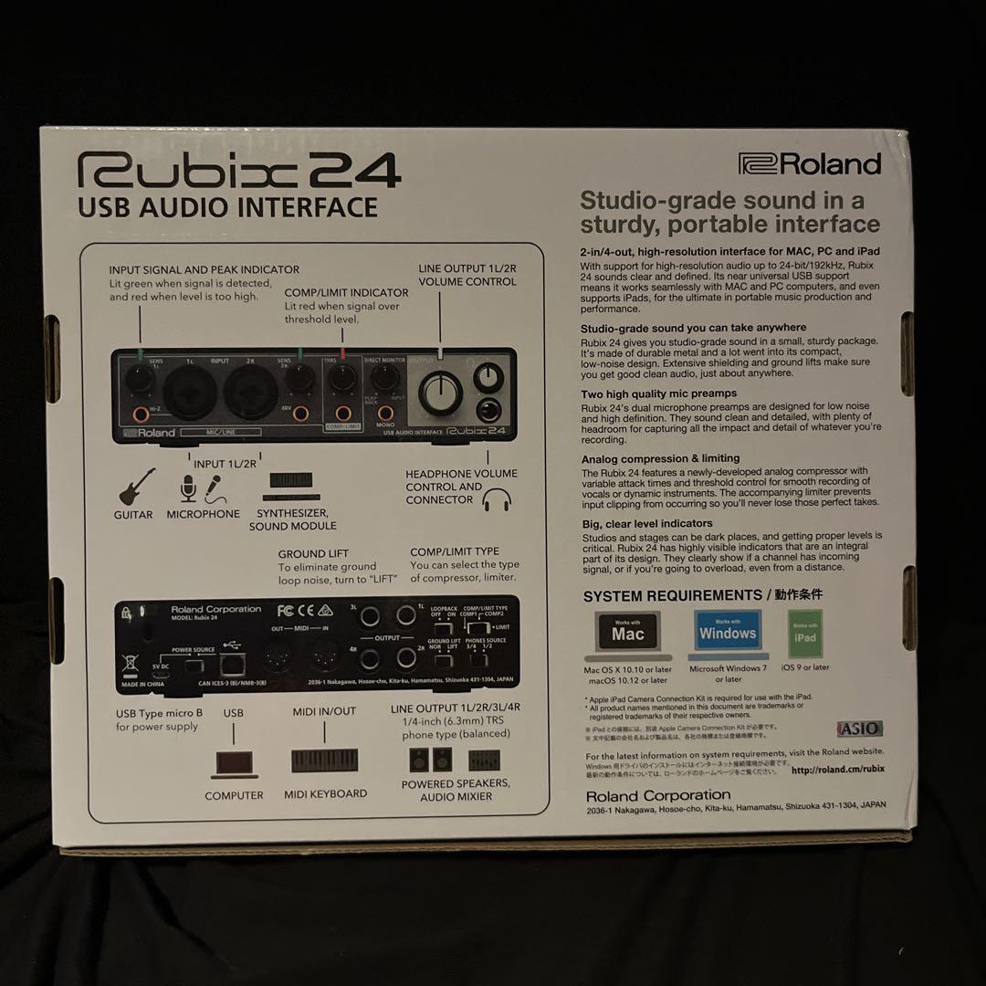 Roland Rubix 24 USBオーディオインターフェース