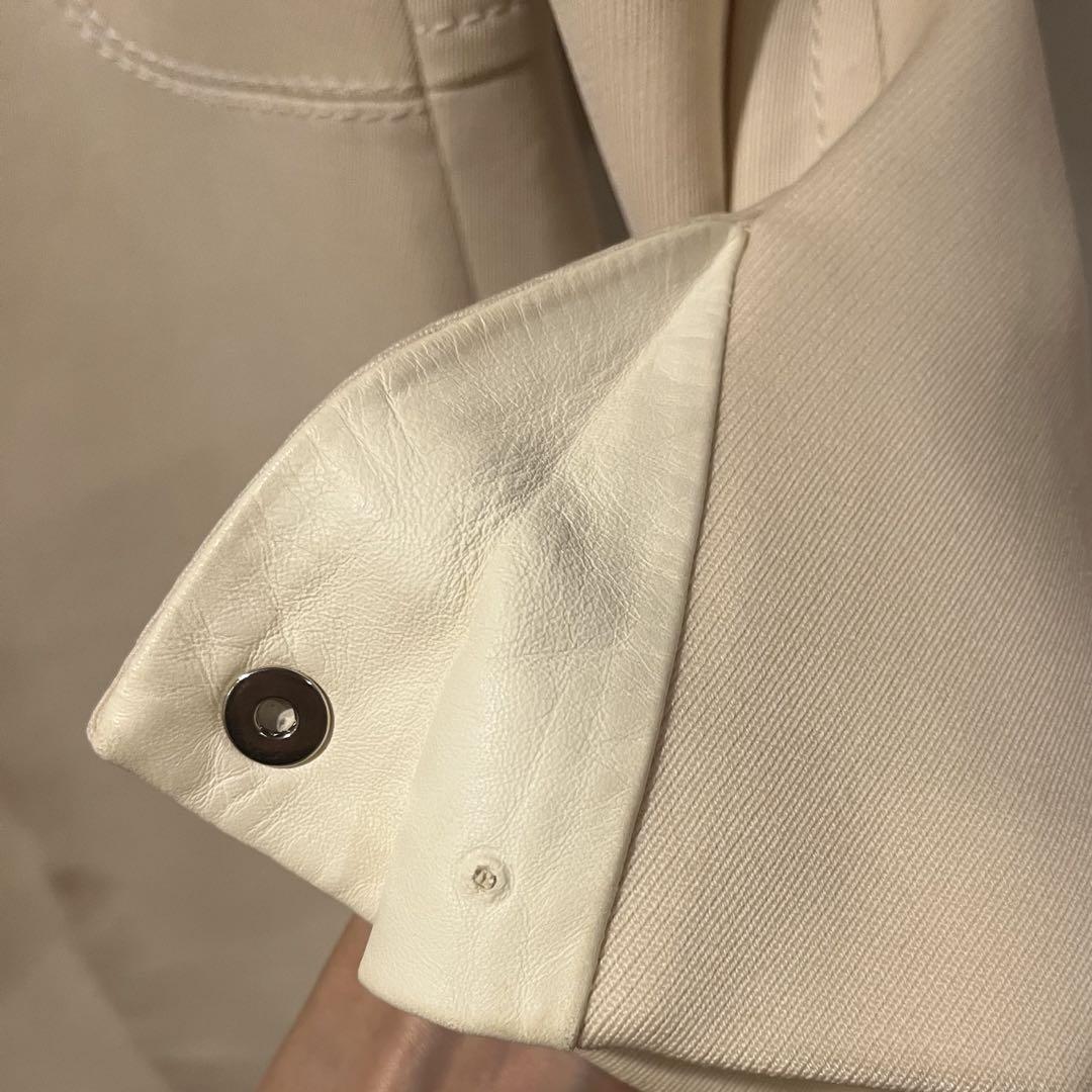 HERMÈS アイボリー ロングコート S
