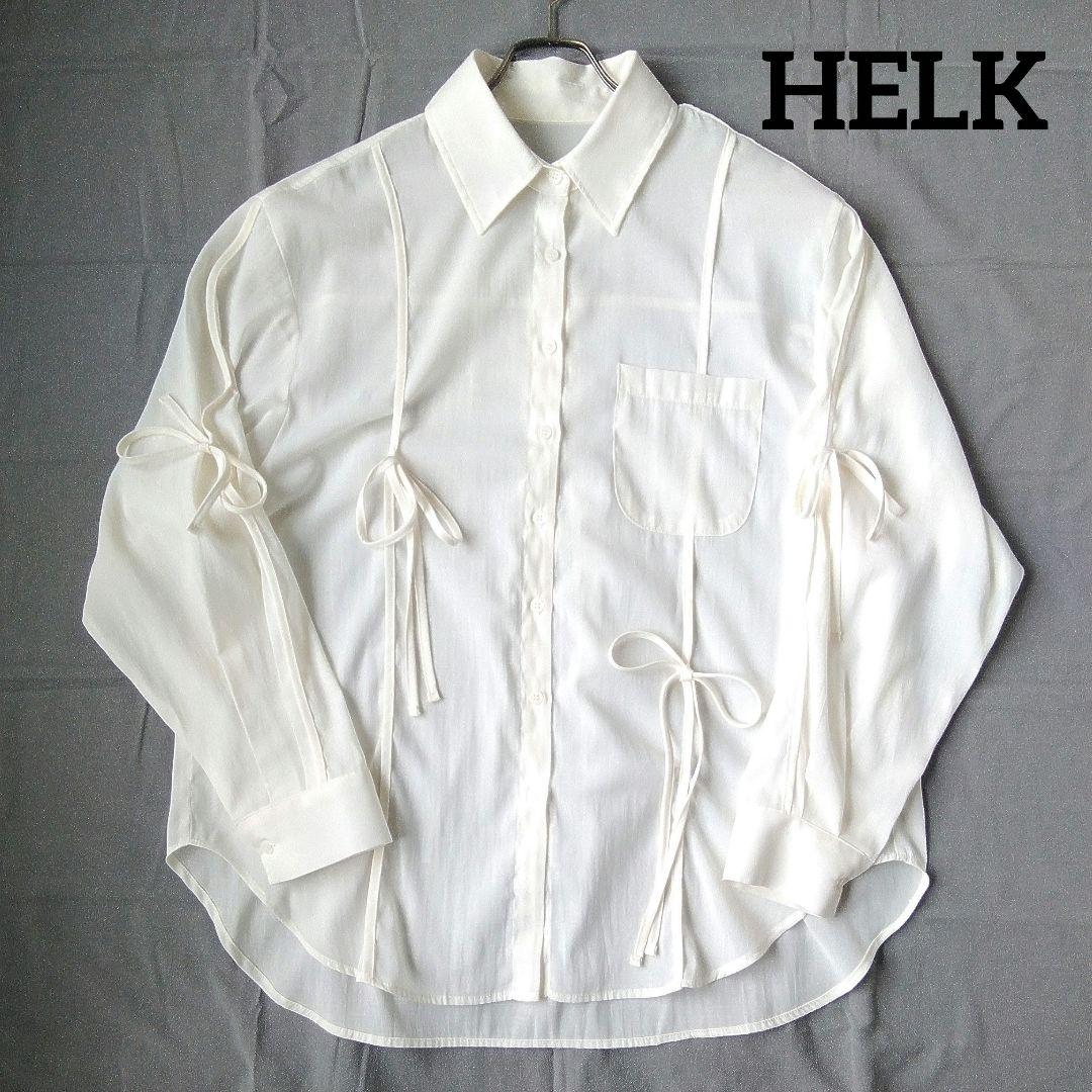 福袋安いいね半額ストア 未使用* メルカリ - ヘルク IVORY SHIRT TIE RANDOM HELK シャツ+ブラウス(長袖+七分)