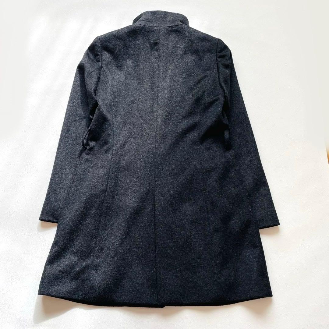 極美品✨高級カシミヤ100% コムサデモード ロングコート ベルト付 グレー 極美品✨高級カシミヤ100% コムサデモード ロングコート ベルト付 グレー