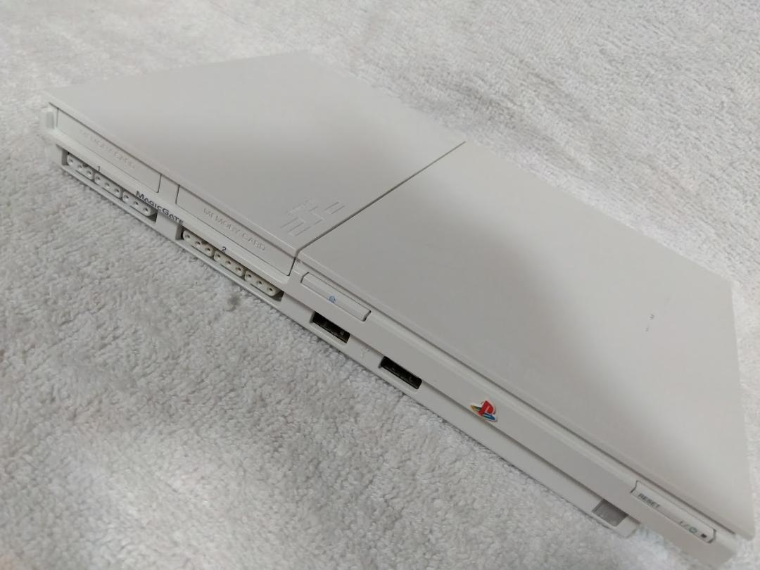 ⭐レンズ交換メンテ済✨SCPH-90000 PS2 本体 薄型 ホワイト　※67