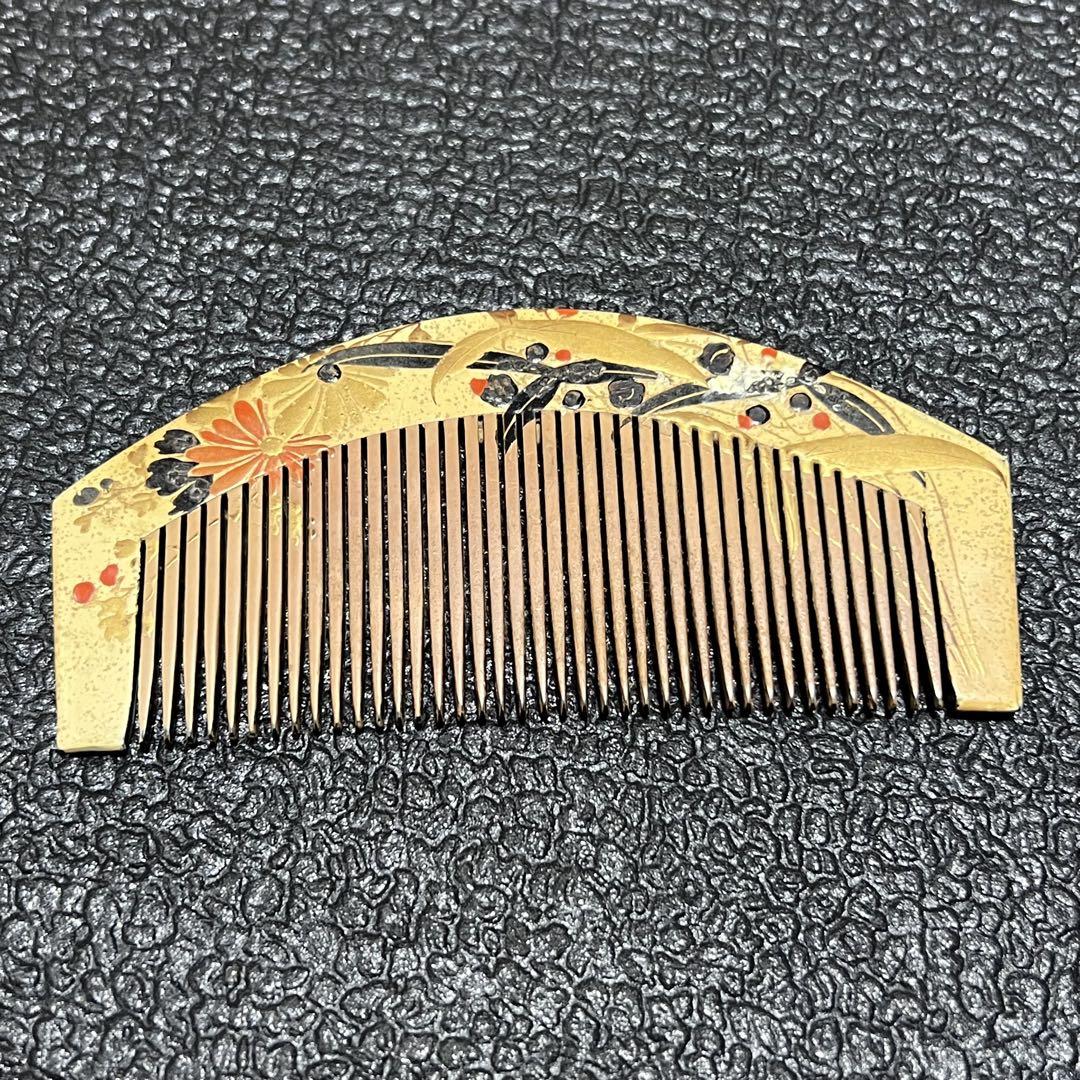 鼈甲 べっこう 櫛 くし 簪 かんざし 髪飾り アンティーク レトロ 骨董品