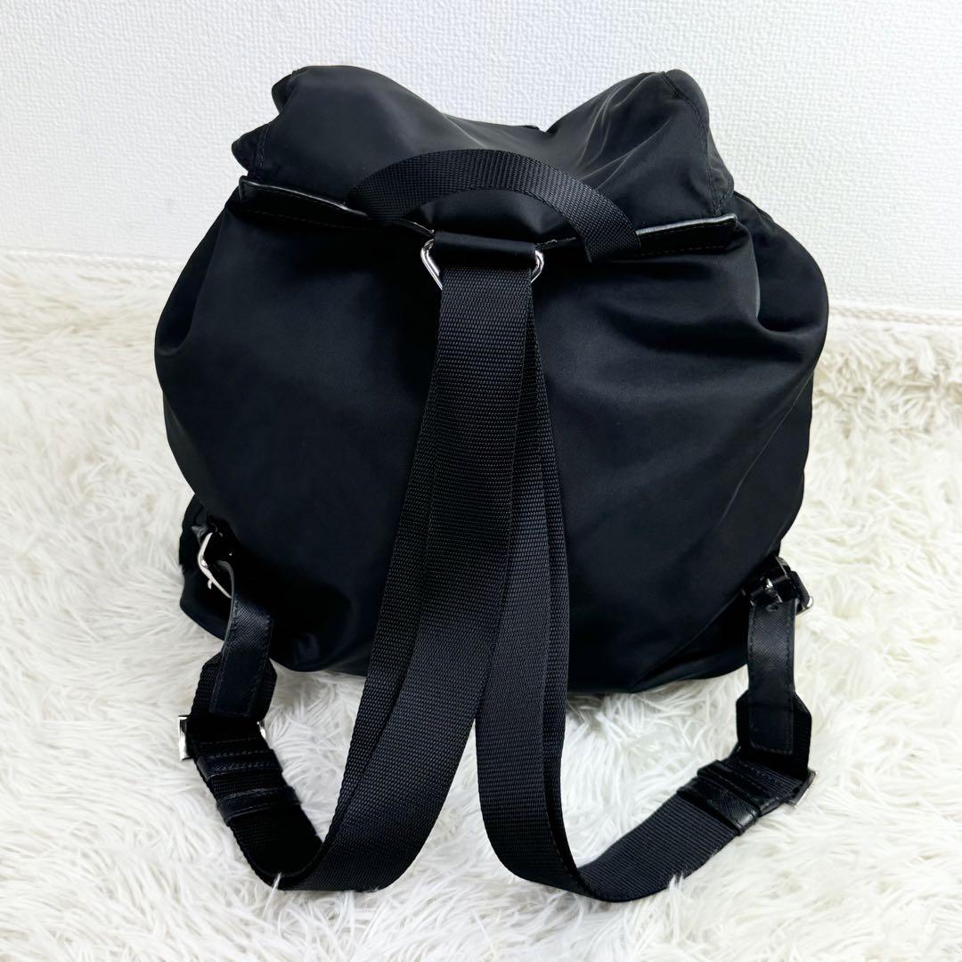美品】PRADA 17年購入 リュック 1BZ005 ナイロン ブラック 美品】PRADA 17年購入 リュック 1BZ005 ナイロン ブラック