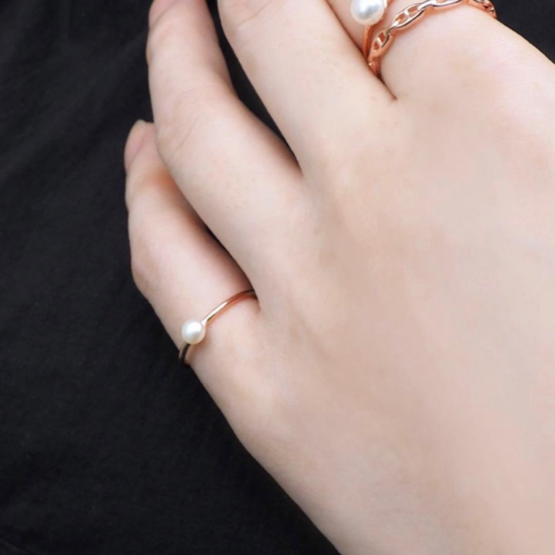 新品 未使用 リング 指輪 アクセサリー パール シルバー925 - 通販