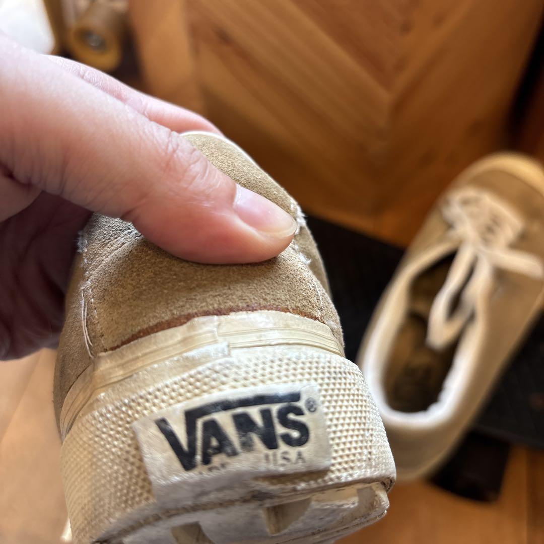 ビンテージ VANS】90s スエード26cm made in USA 希少 - メルカリ