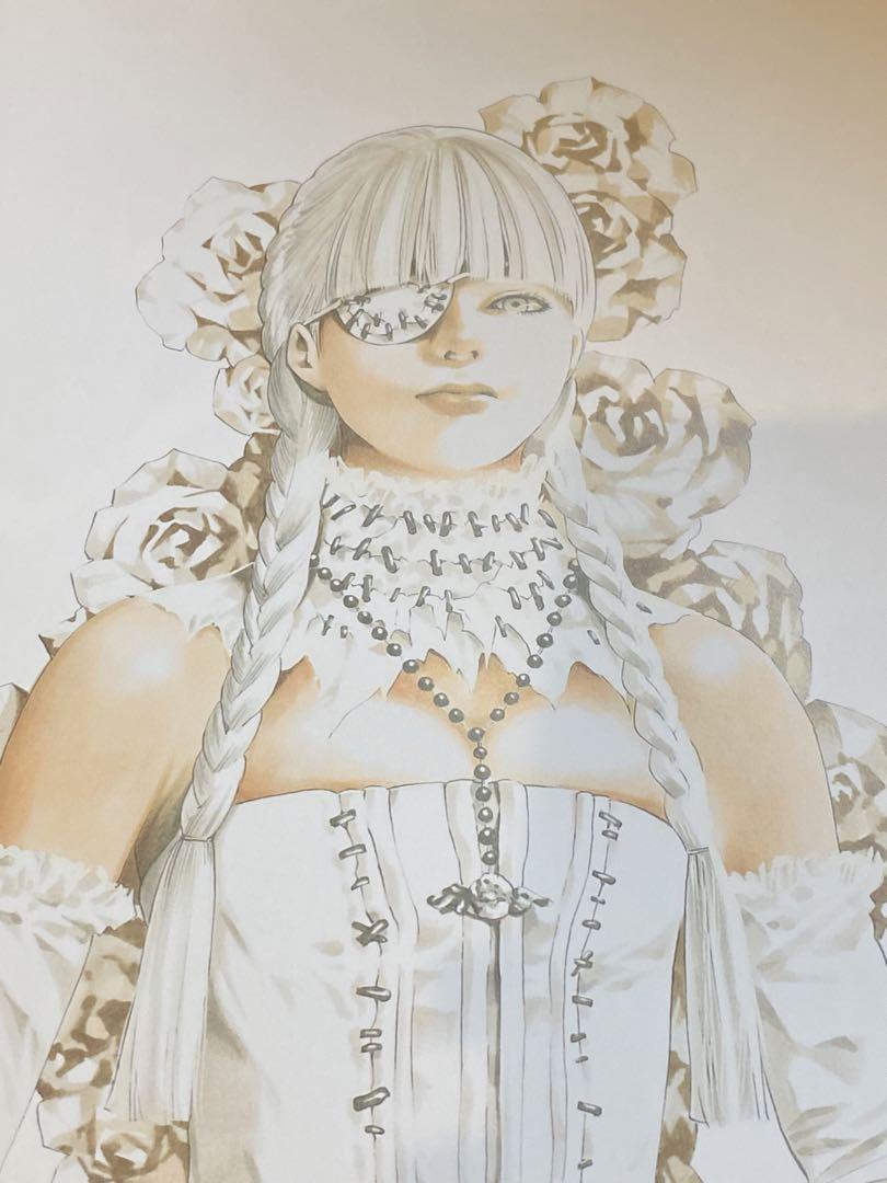 小畑健 画集『blanc et noir』別ver.ケース入り 原画、ステッカー 小畑健 画集『blanc et noir』別ver.ケース入り 原画、ステッカー 本