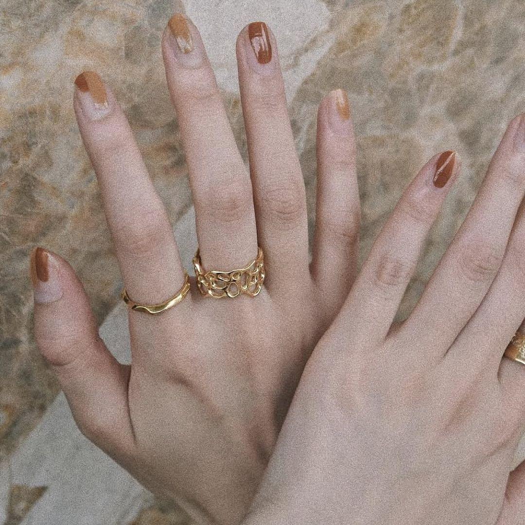 美品 ombre bijoux オンブルビジュー ストーンヘンジリング 21号