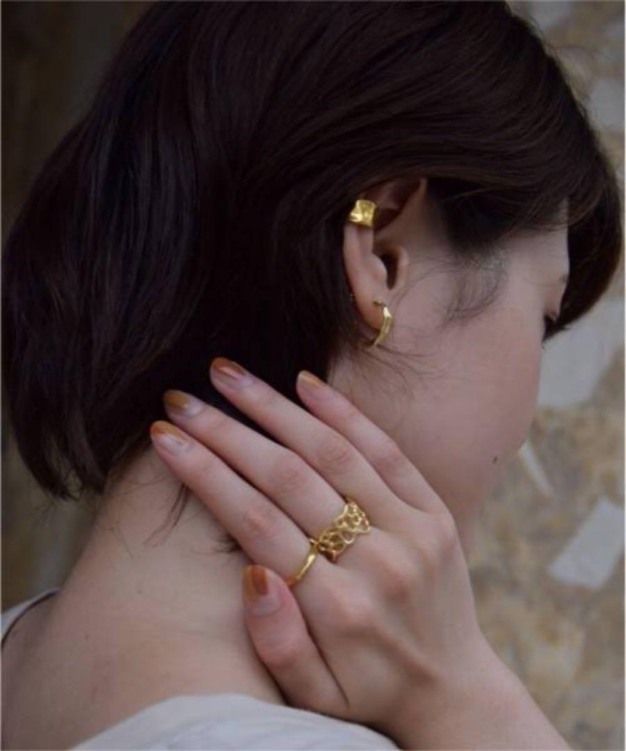 美品 ombre bijoux オンブルビジュー ストーンヘンジリング 21号