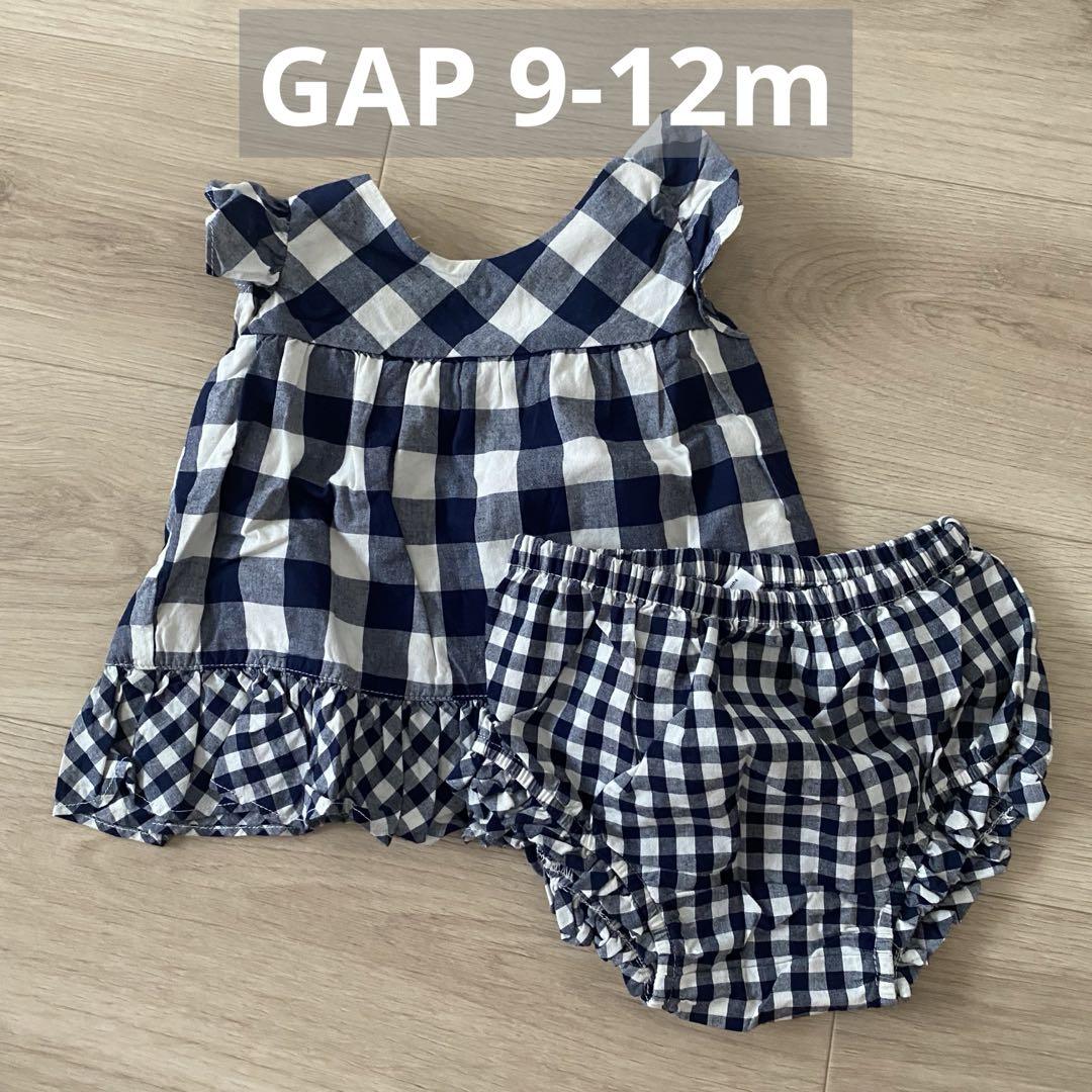 柔らかな質感の GAP ベビーギャップ セットアップ ギンガムチェック - メルカリ その他
