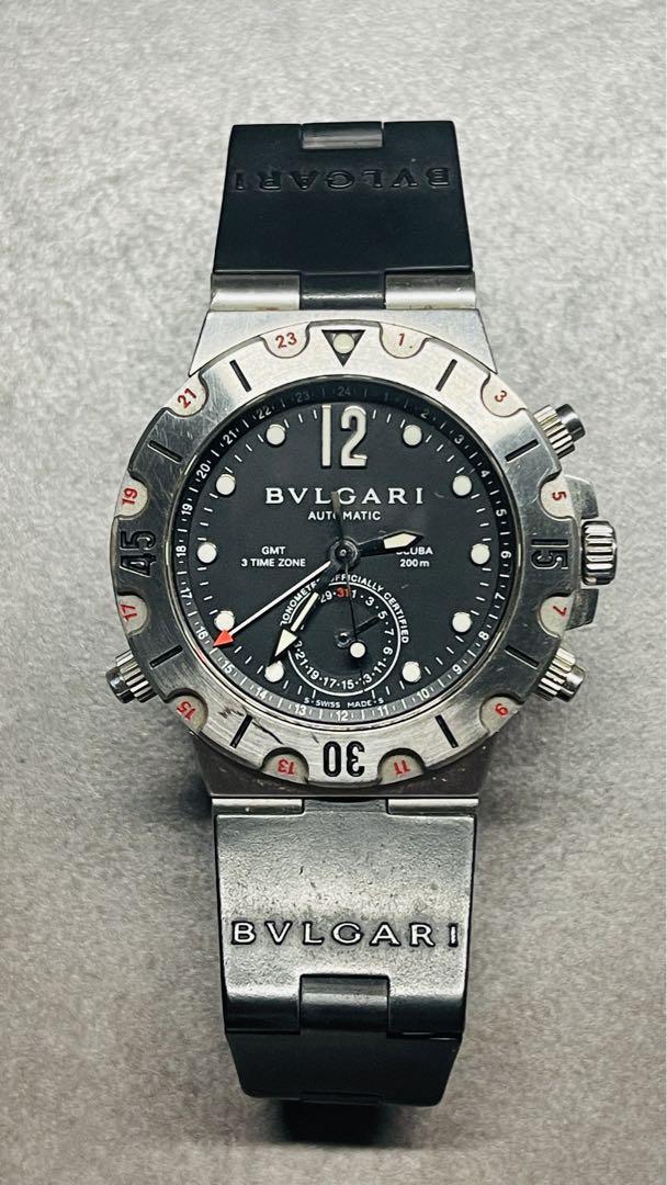 ブルガリ ディアゴノ スクーバー GMT  SD38SGMT BVLGARI