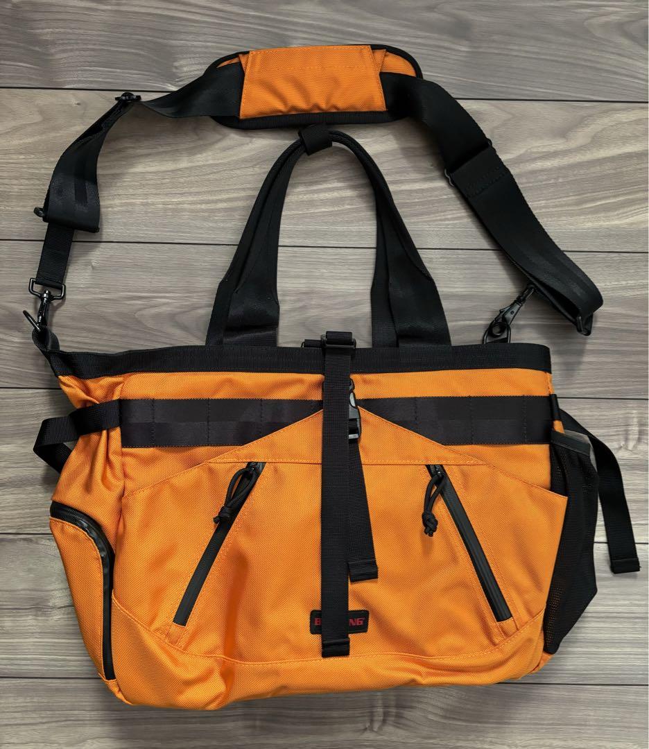 美品]BRIEFING TRANSITION WIRE GOLF オレンジ